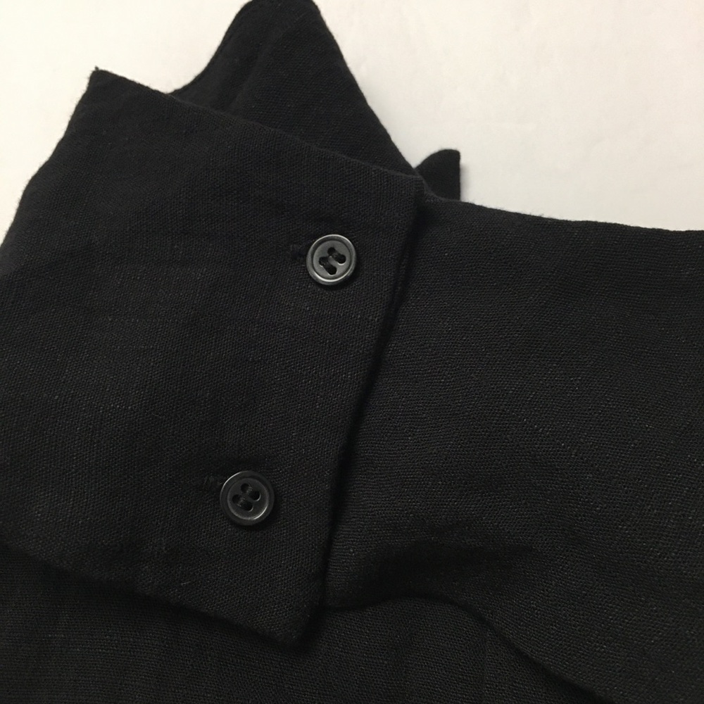 H&M Cropped Halter Top Size XS Black NEW Festival Minimalist Spring Summer - Picture 3 of 5